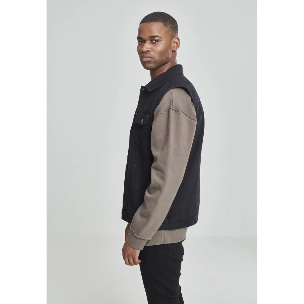 Urban Collection Jacket Urban classics Denim jacket Black | Dressinn