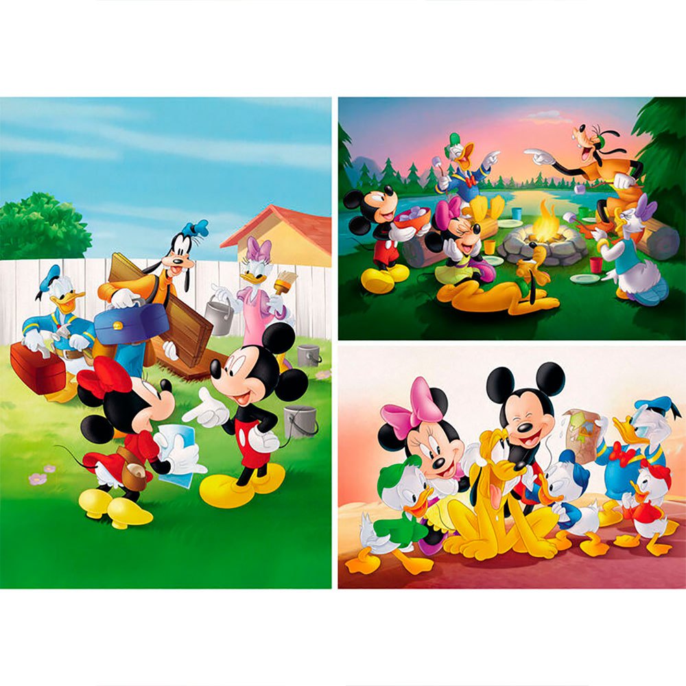 3x 48 Teile schneller Versand Mickey Mouse Puzzle Disney Junior ab 4 Jahre 