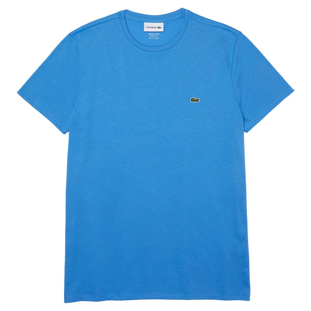 Lacoste Th6709 Pima Cotton T-shirt in Blue for Men Mens Clothing T-shirts Short sleeve t-shirts 