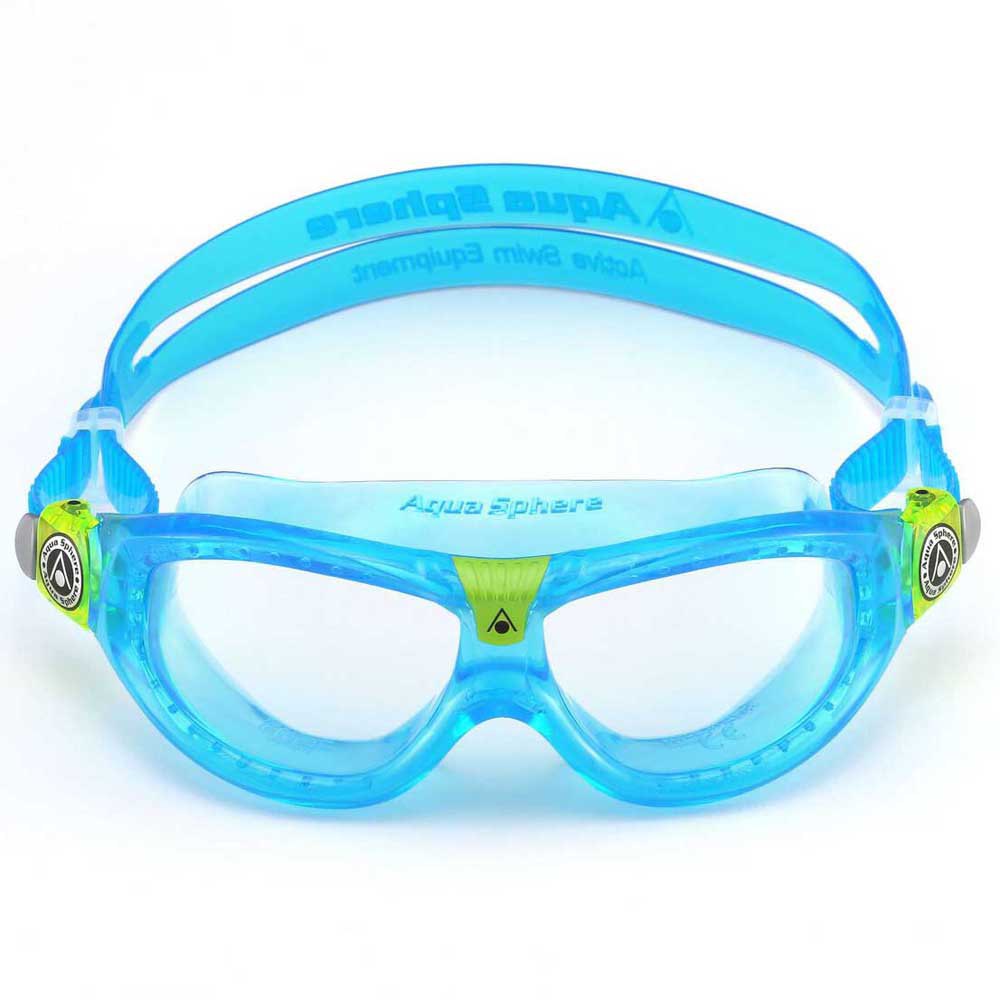 Aquasphere Unisex's Seal 2.0 Swimming Goggle One Light Blue & White/Clear Lens 