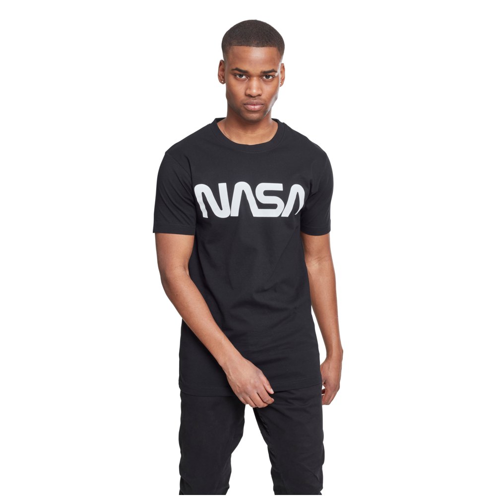 ammunition modstå Påhængsmotor Mister tee NASA Worm Short Sleeve Round Neck T-Shirt Black| Dressinn