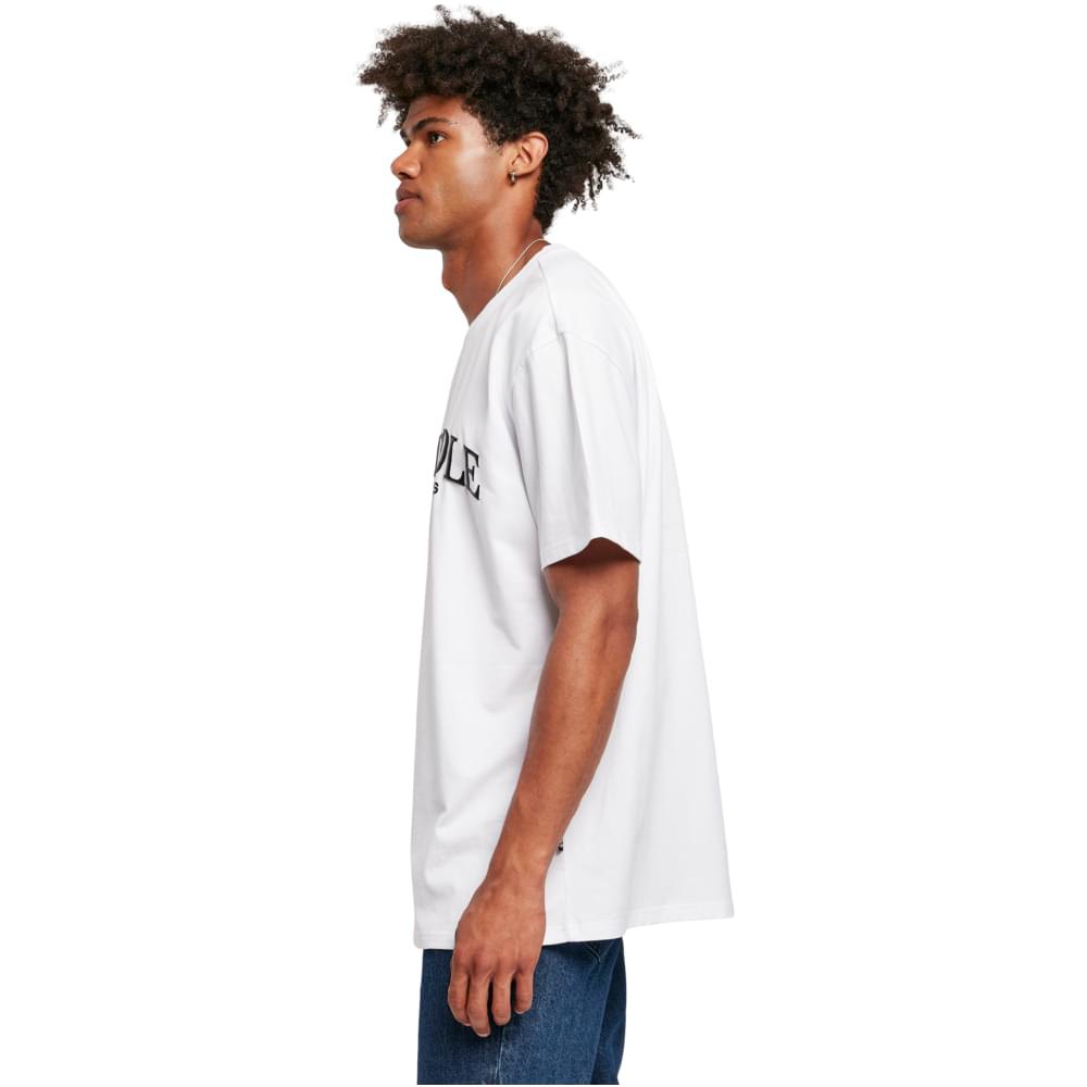 Southpole Puffer Print Short Sleeve Round Neck T-Shirt White| Dressinn