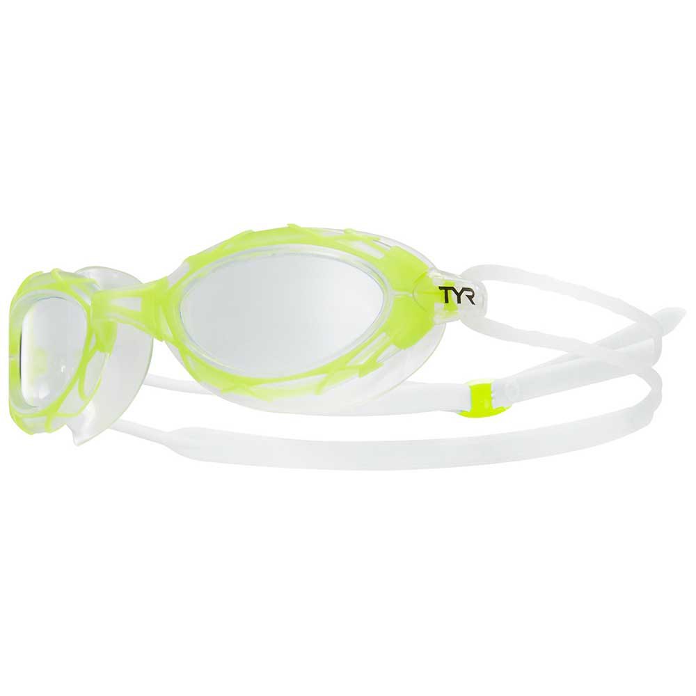 Blue/Black/White Tyr Team Sprint Swimming Goggles 