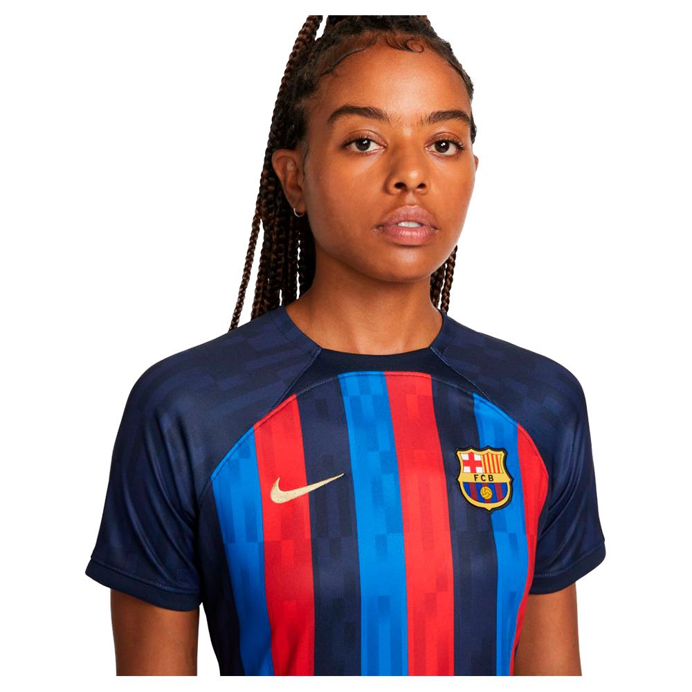 Nike FC Barcelona Dri Fit Stadium Home 22/23 Short Sleeve T-Shirt