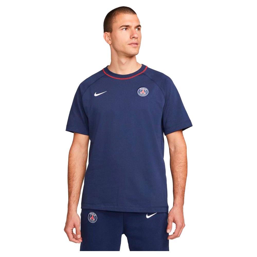 Resistencia Supresión luego Nike Camiseta Manga Corta Paris Saint Germain Viaje 22/23 Azul| Goalinn