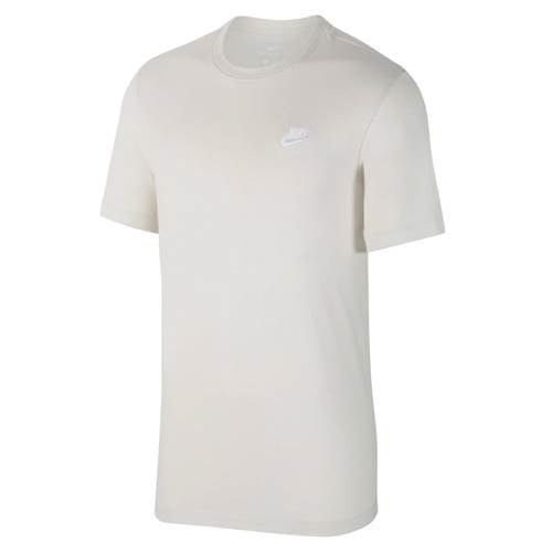 dispersión Llevar puñetazo Nike Camiseta Club Tee Blanco | Dressinn