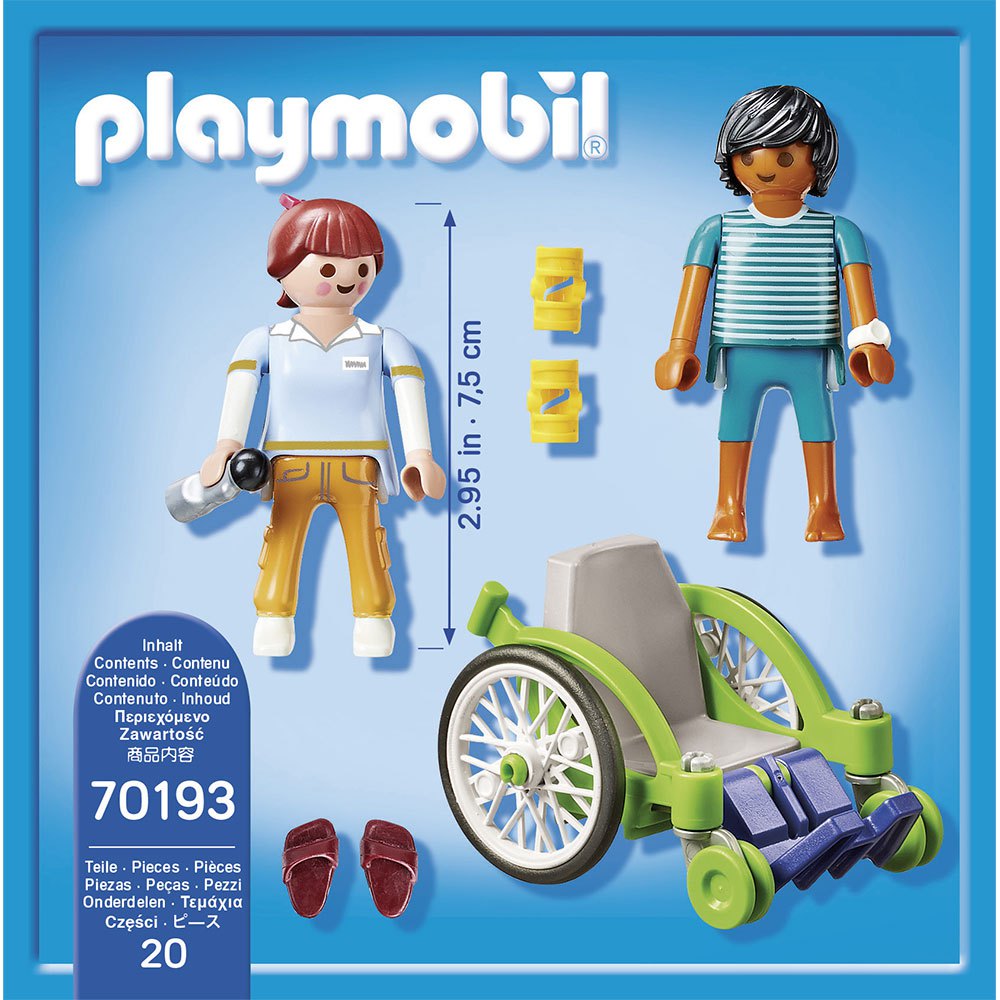 317002 Silla de ruedas niño playmobil wheelchair 