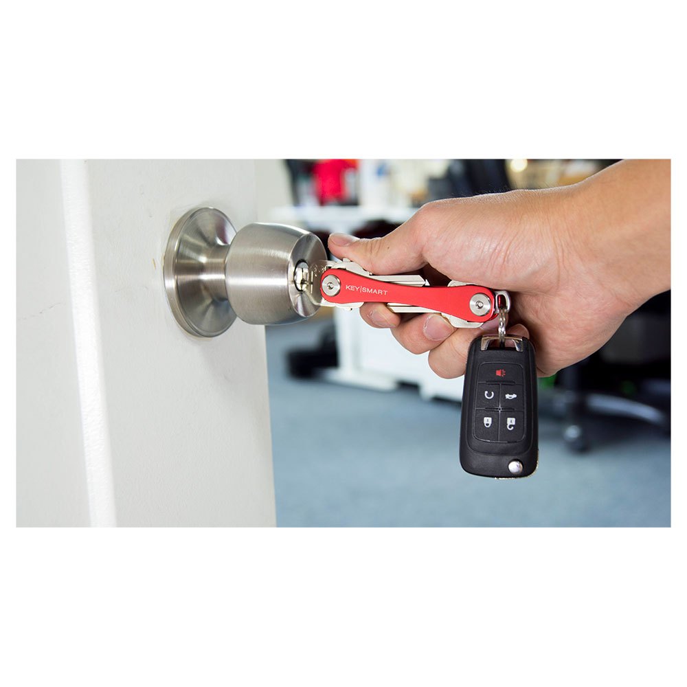 Compact Key Holder up to 8 Keys Red for sale online KeySmart Original 