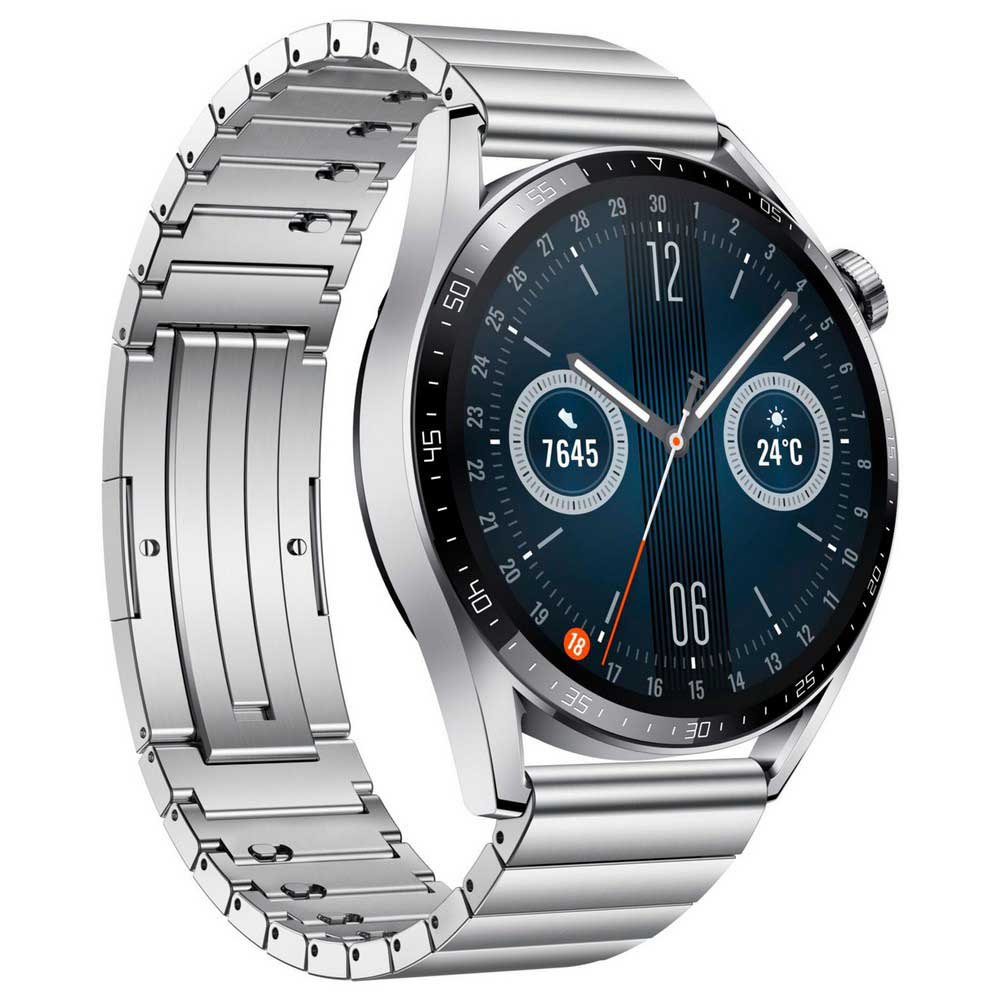 Eventyrer hverdagskost nær ved Huawei Watch GT3 46 mm Smartwatch Silver | Dressinn