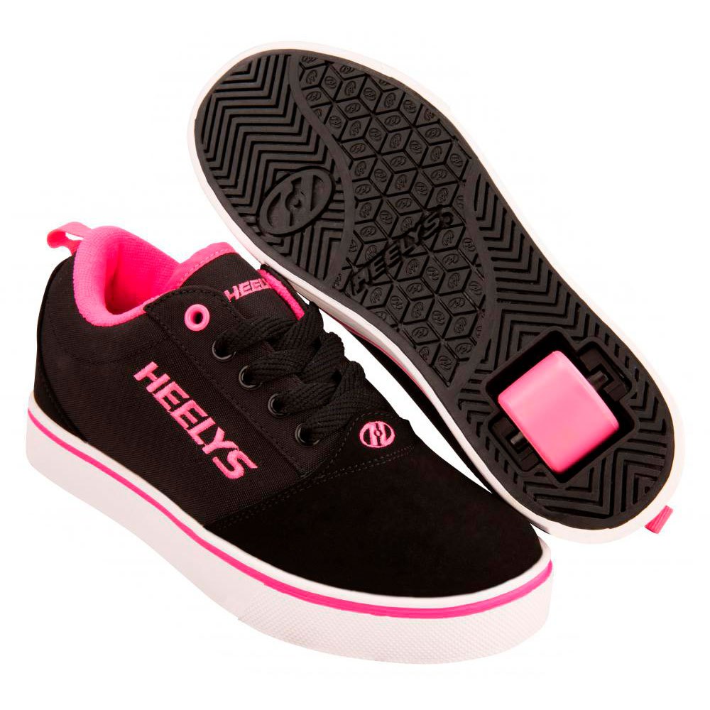 Slightly Used With Spares Caps And Tools Heelys heelys size 1 black 