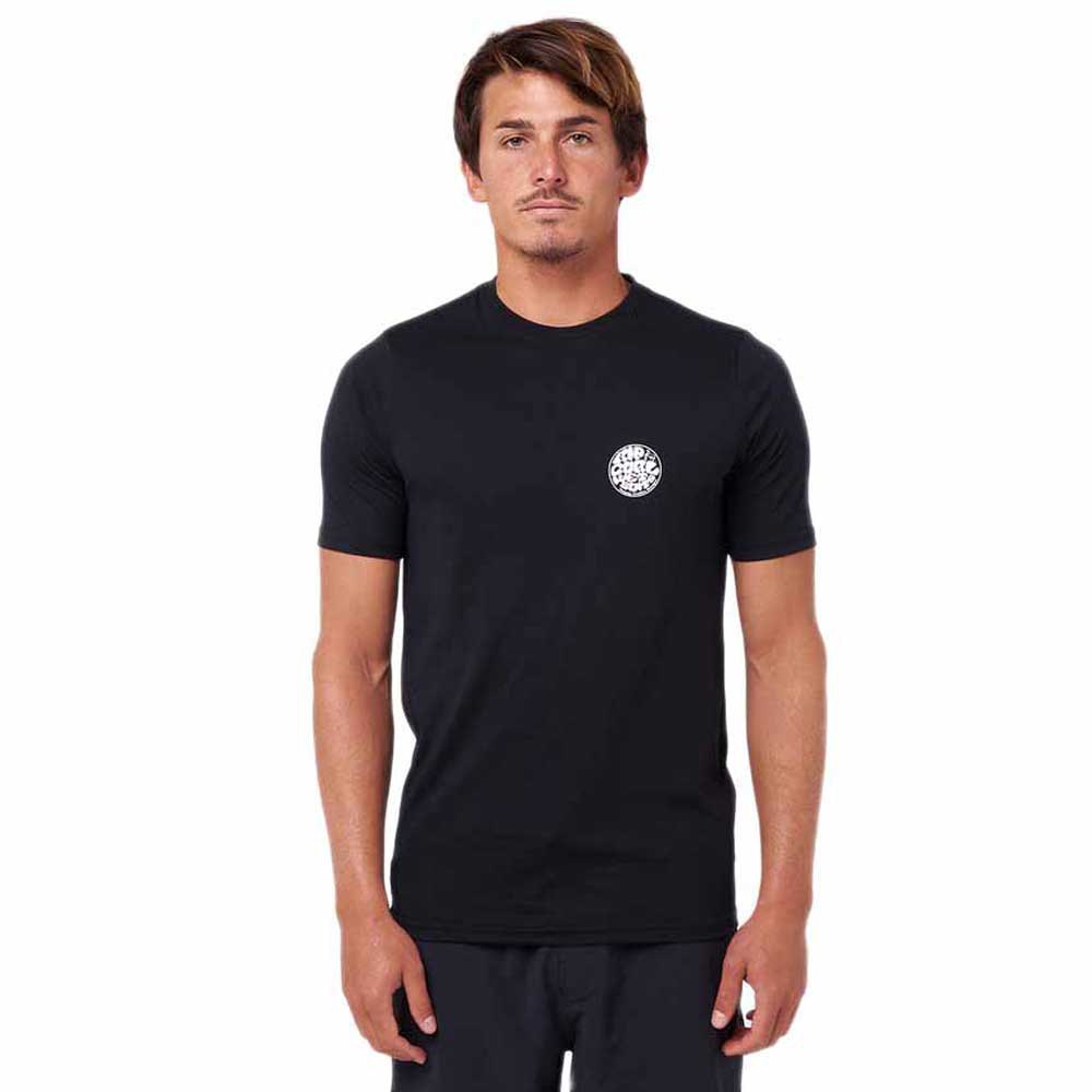 New Black Rip Curl Icon SS Surf Shirt 