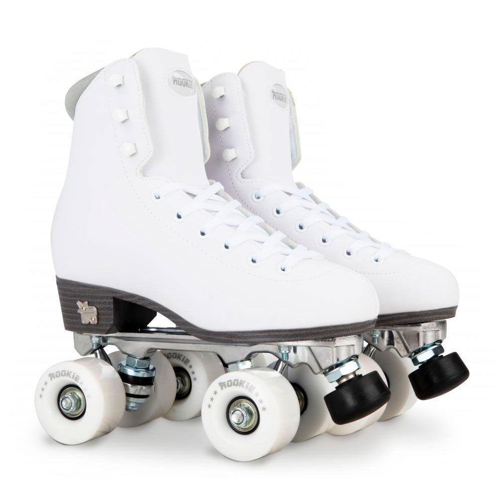 Quad Skates Rookie Artistic Roller Skates White 