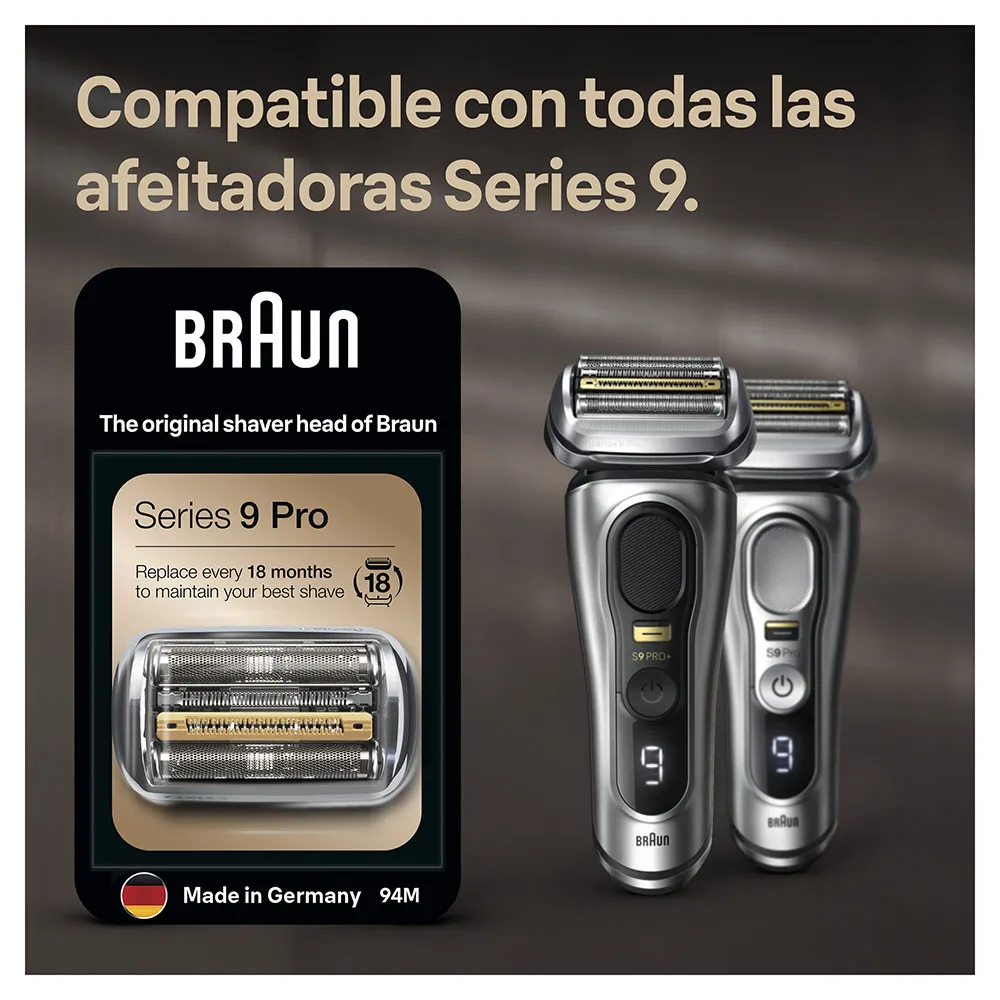 Braun 94M shaver head Silver | Techinn