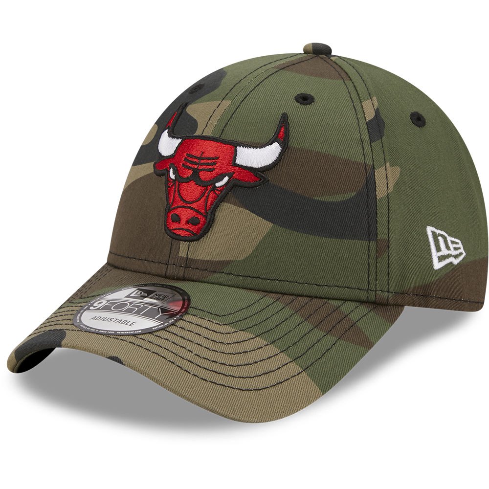 New Era T-Shirt - Chicago Bulls - Army Green » Fast Shipping
