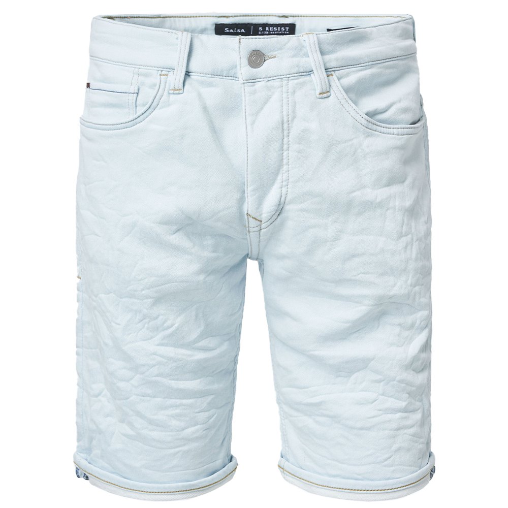 The other day be impressed mill Salsa jeans Regular S-Resist Denim Shorts White | Dressinn