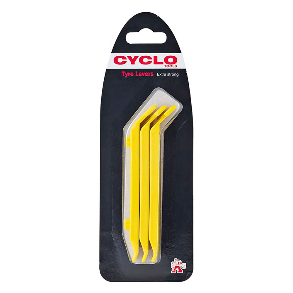 set of 3 on a card Weldtite Cyclo Nylon/Plastic Tyre Levers 