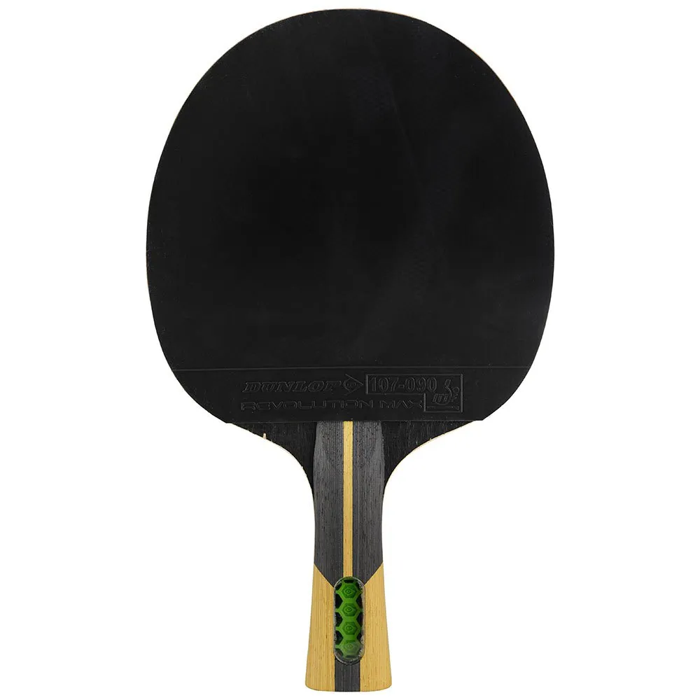 Raquette De Tennis De Table Dunlop Revolution 7000 - Pour Joueurs Avancés, Caoutchouc ITTF, Max Contrôle Et Effets - Avec éponge D50 2,0 Mm - 3