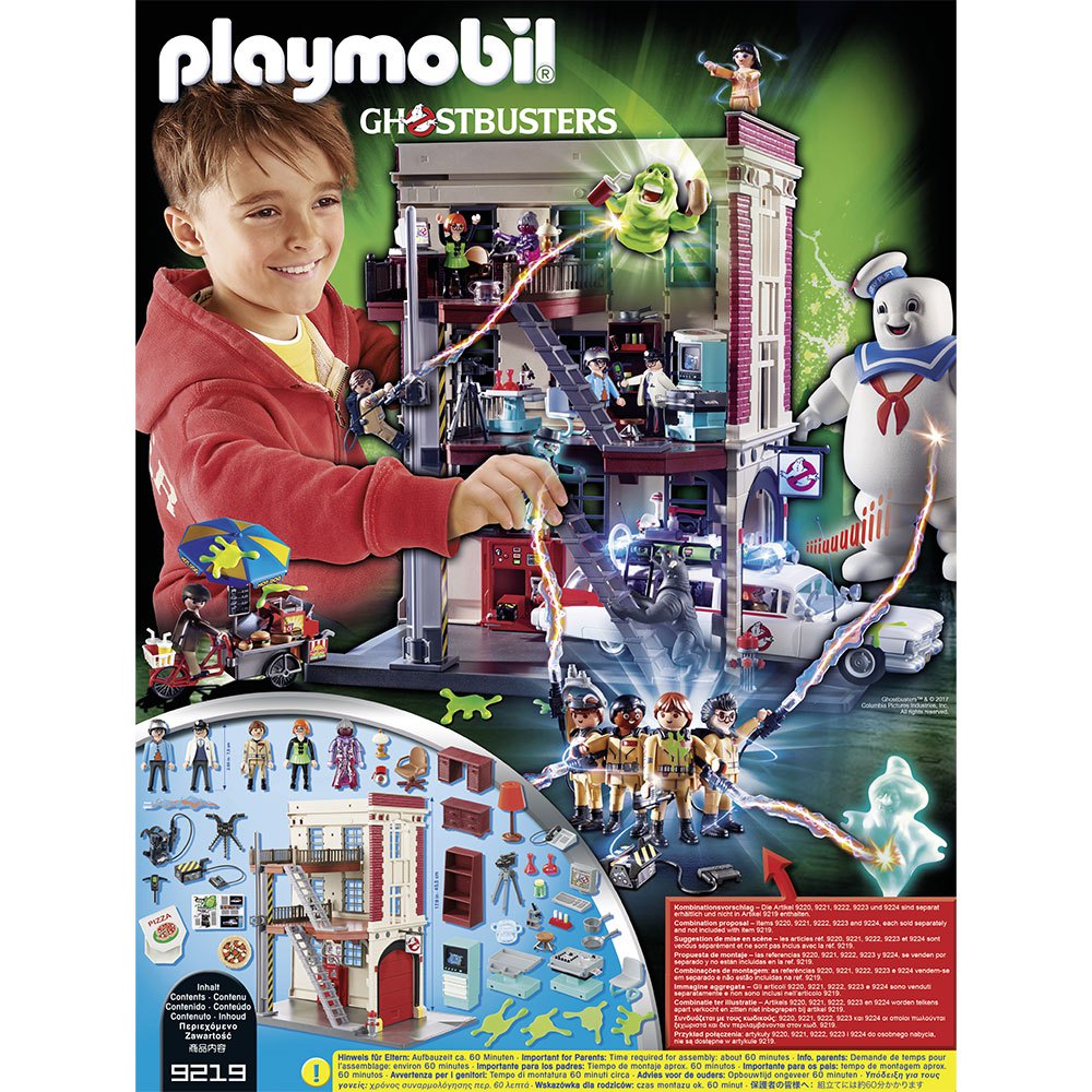 Playmobil 9219 Ghostbusters Firehouse Child Aged 6 years and up Kids Toy Set 