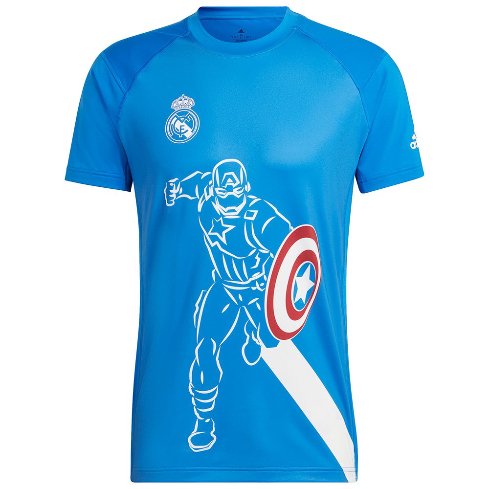 medio litro hermosa mantener adidas Chándal Real Madrid Avengers 21/22 Azul | Goalinn