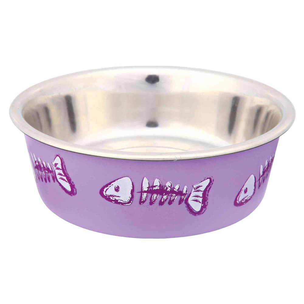 Trixie Stainless Steel Dog Bowl With Rubber Base Ring 