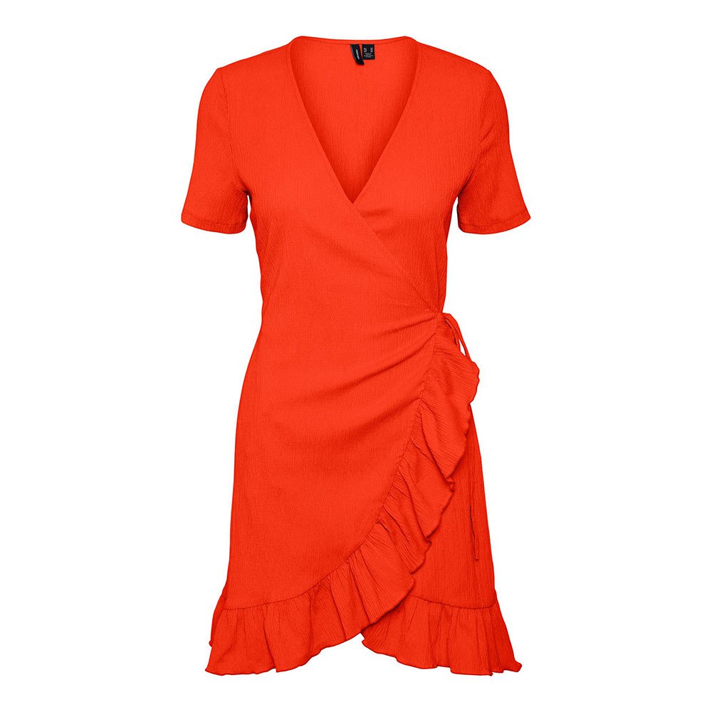 Penelope påske afstemning Vero moda Haya Short Sleeve Short Dress Red | Dressinn