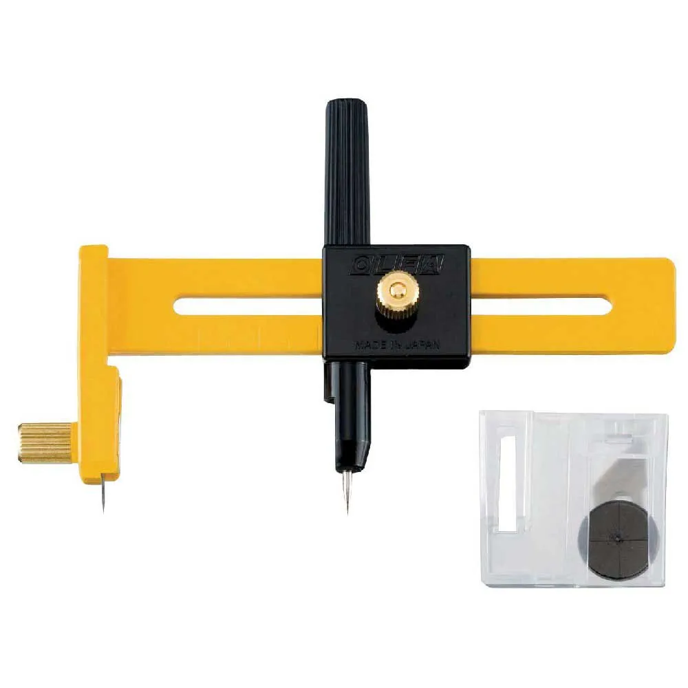 Olfa CMP-1 Compass Type Cutter Yellow | Bricoinn