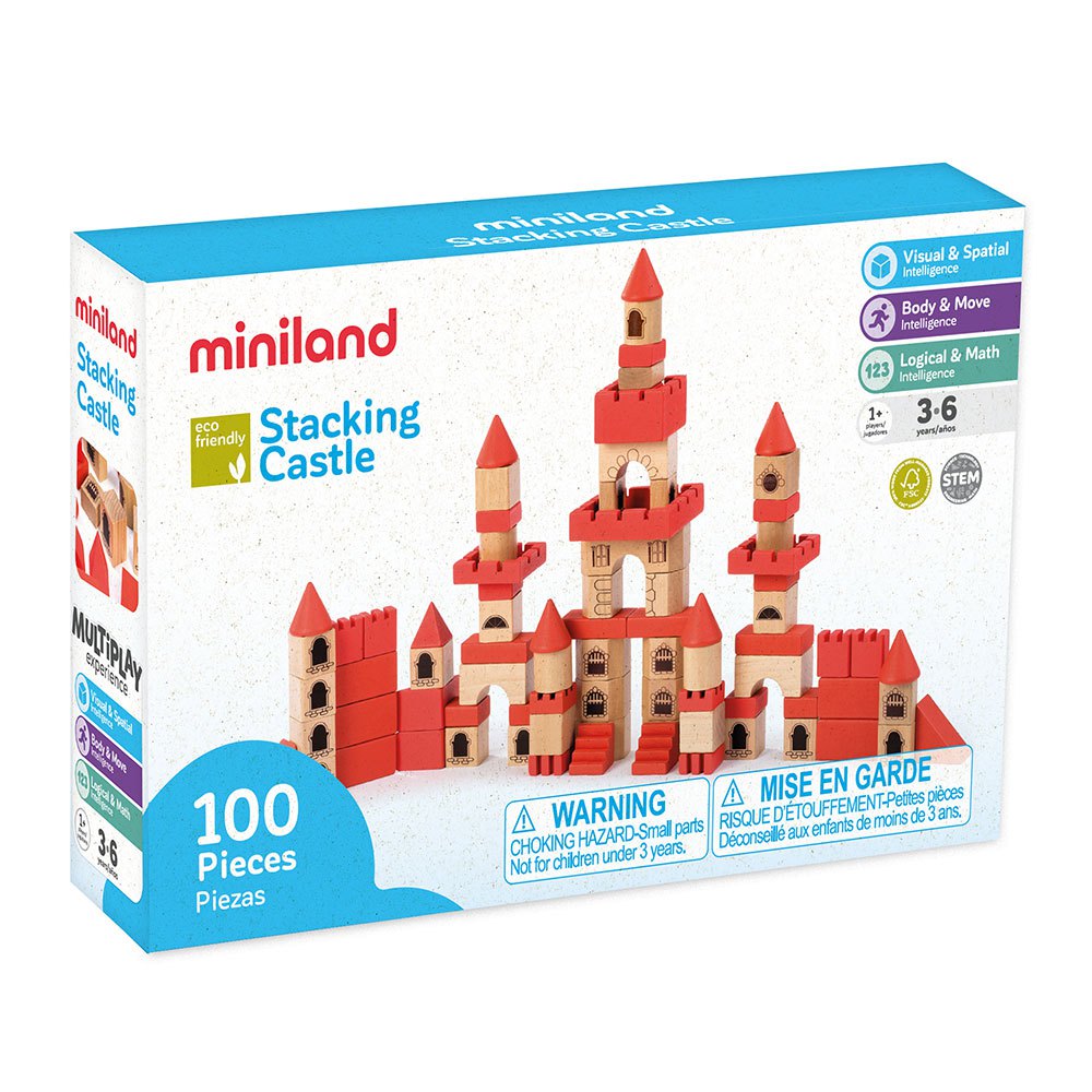 Miniland Stacking Castle マルチカラー | Kidinn