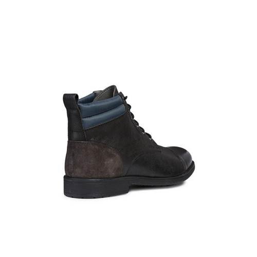 Geox U Jaylon A Mens Suede Leather Ankle Boots High-Top Fashion Shoes Mud