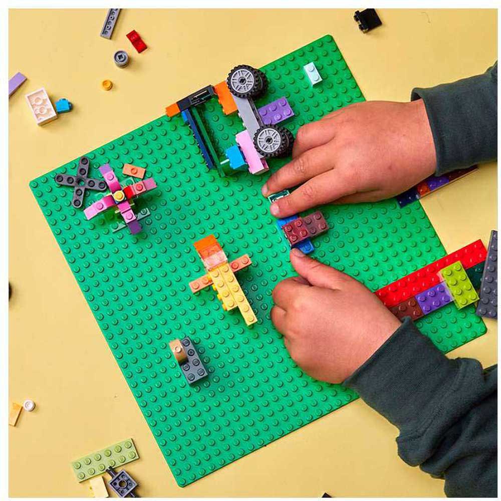 matar es suficiente ala Lego Juego De Construcción Base Verde Verde | Kidinn