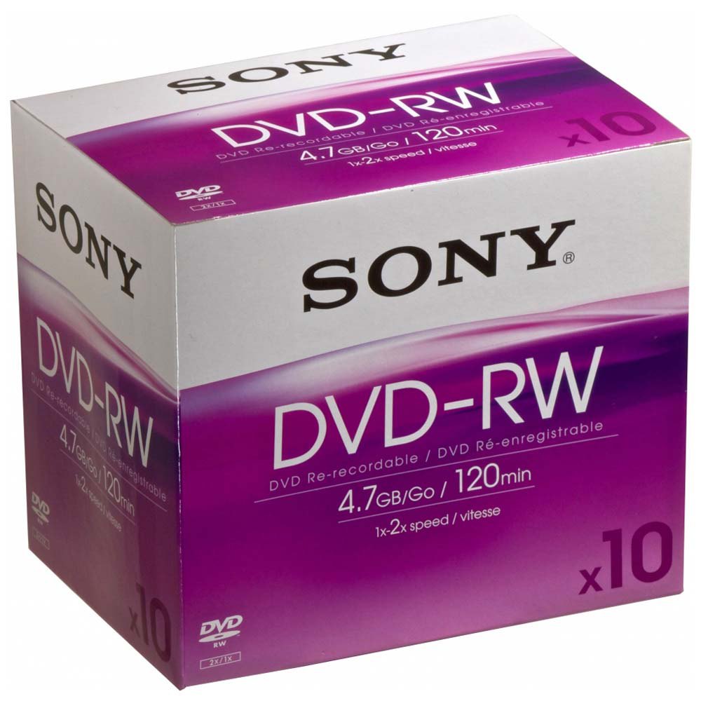 4.7GB　10DMW47A　10　Multicolor　Units　Techinn　Sony　DVD-R