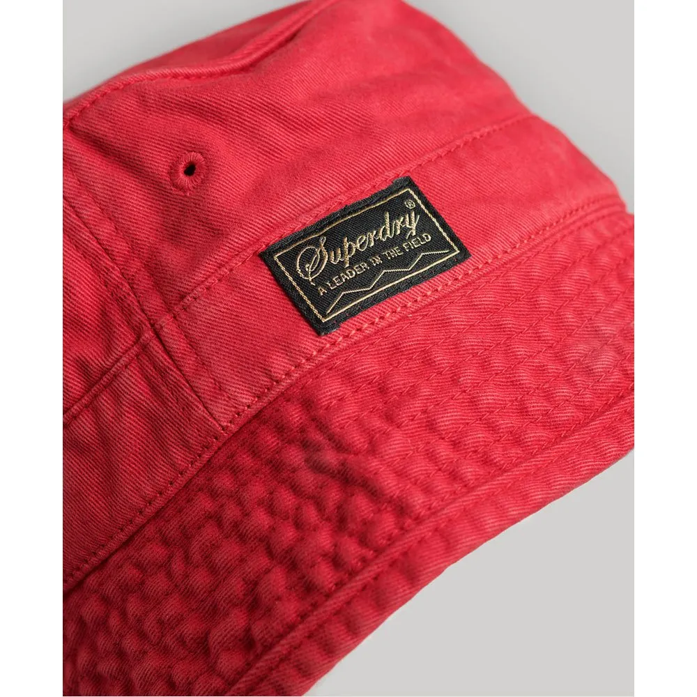 Superdry Vintage Bucket Hat Red Dressinn