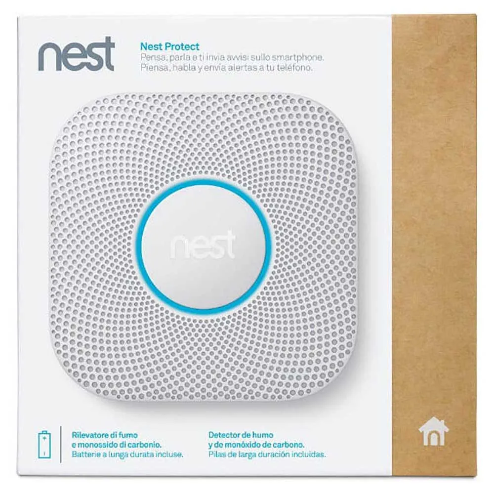 Google Nest Protect 2 Gen 煙探知機 白 | Techinn 検出器とセンサー