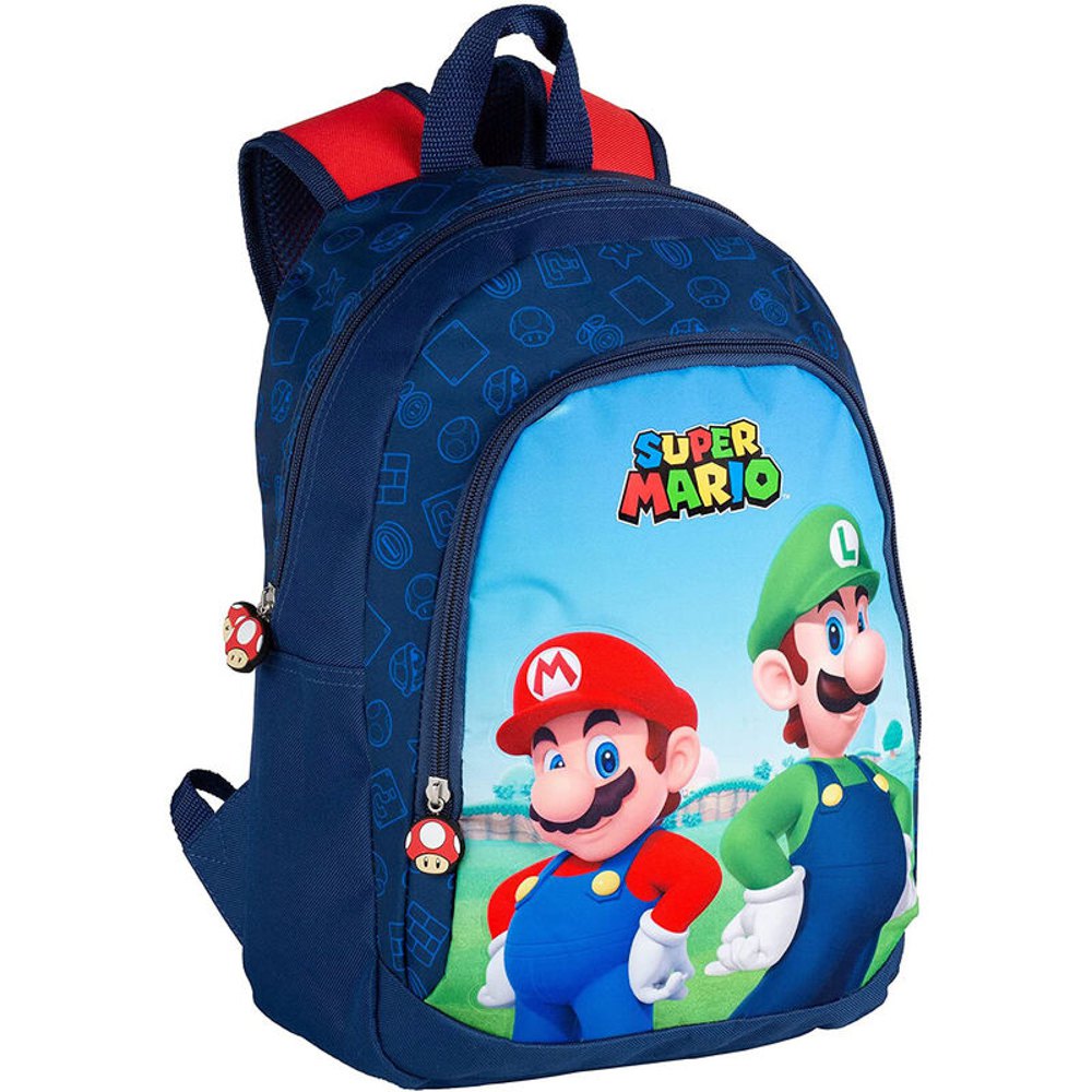 Confiar Goneryl sin Toybags Mochila Super Mario Bros Mario Y Luigi 38 cm Multicolor| Dressinn