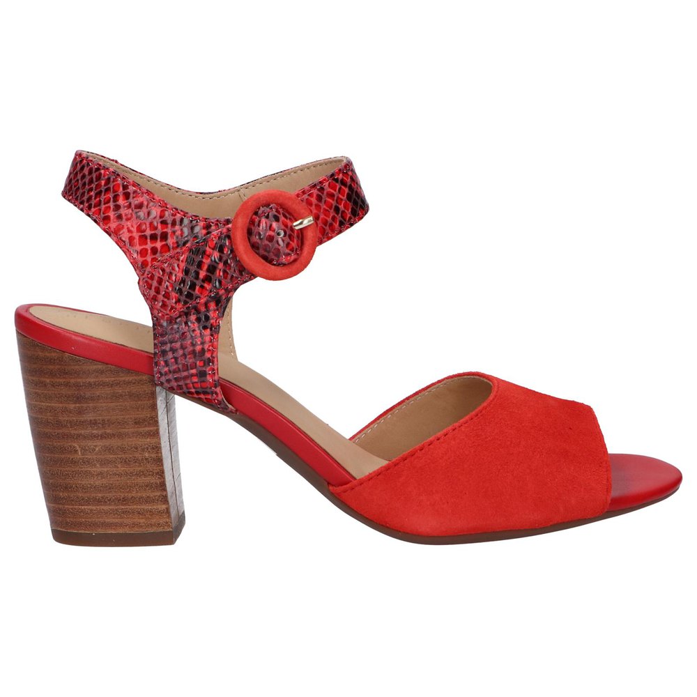 Femme Chaussures Chaussures à talons Sandales à talons D828ZC 02141 D EUDORA Sandales Geox en coloris Rouge 