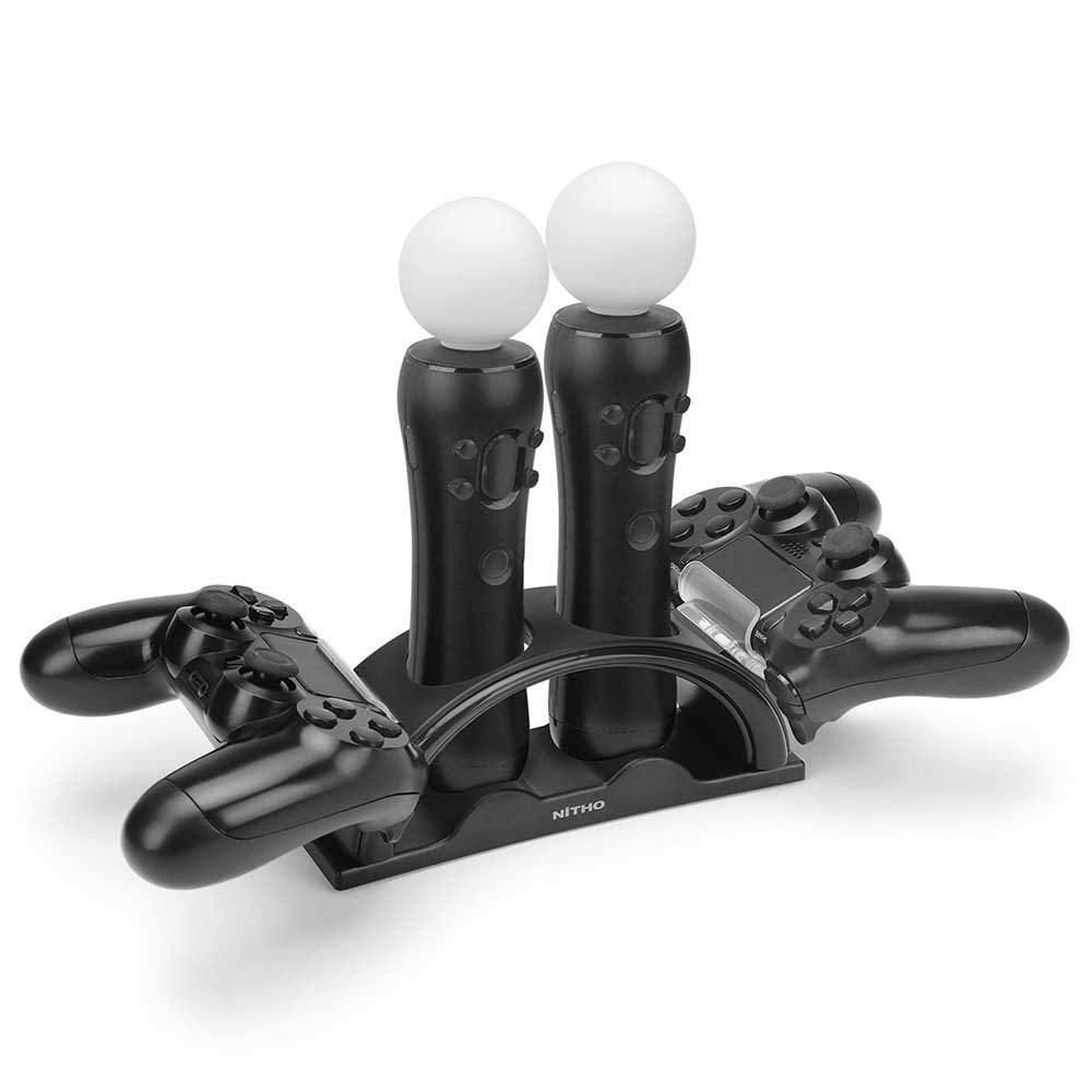 håndflade familie Rykke Nitho Arch PS4 Controller Grips Black | Techinn