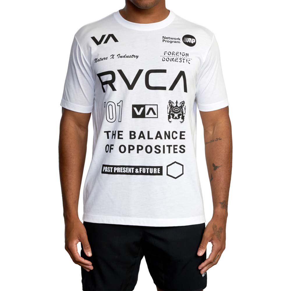 RVCA Mens Barometer Short Sleeve Crew Neck T-Shirt 
