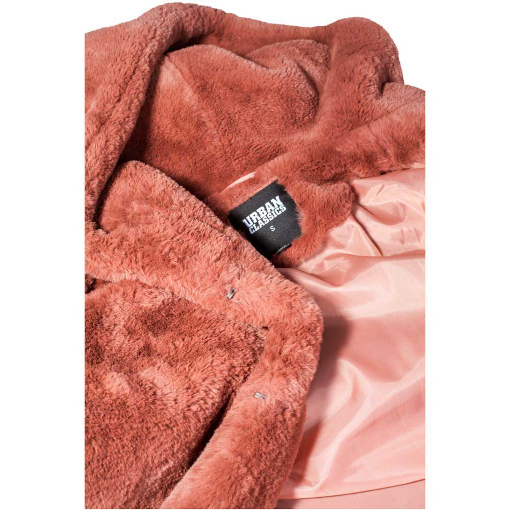 comfort Grease Sturdy Urban classics Teddy Coat Pink | Dressinn