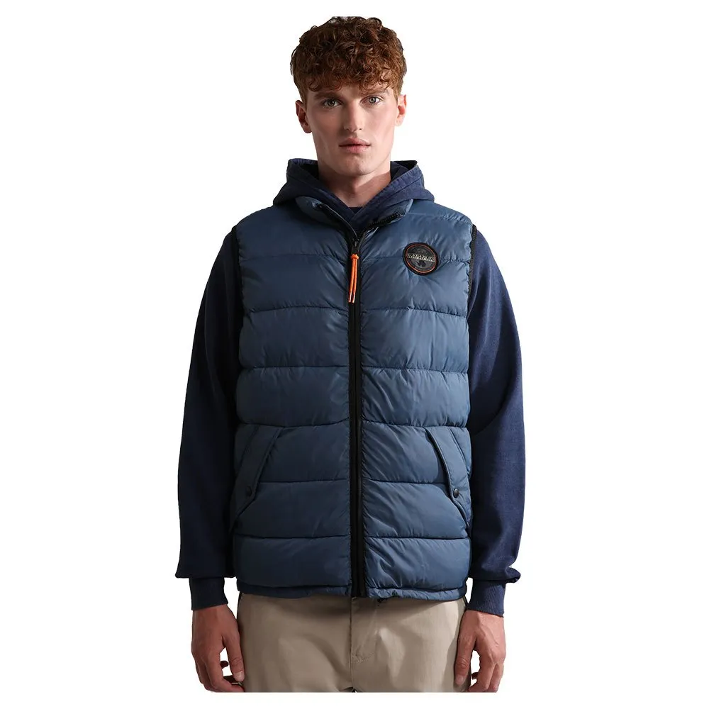 Napapijri A-Tromsso V Vest Blue | Dressinn