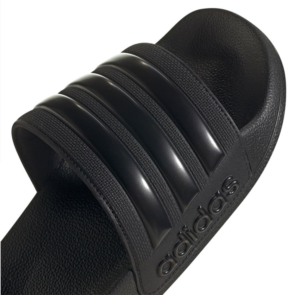 On the verge Lost initial adidas Adilette Shower Slides Black | Swiminn