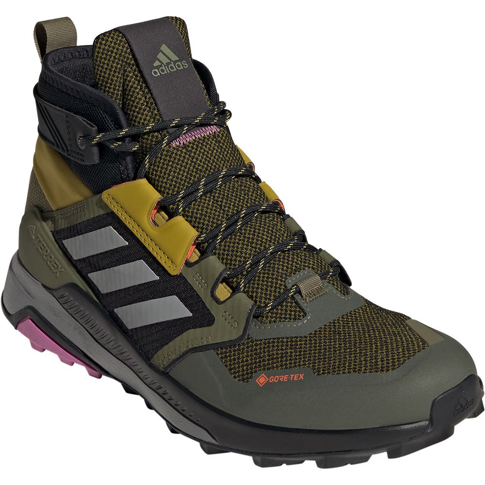 adidas Lace Terrex Trailmaker Mid Gore-tex Hiking Shoes in Green for Men Mens Shoes Trainers High-top trainers 