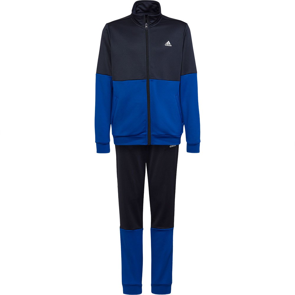 DressInn Boys Sport & Swimwear Sportswear Tracksuits Aeroready Colorblock Polyester Track Suit Blue 7-8 Years Boy 