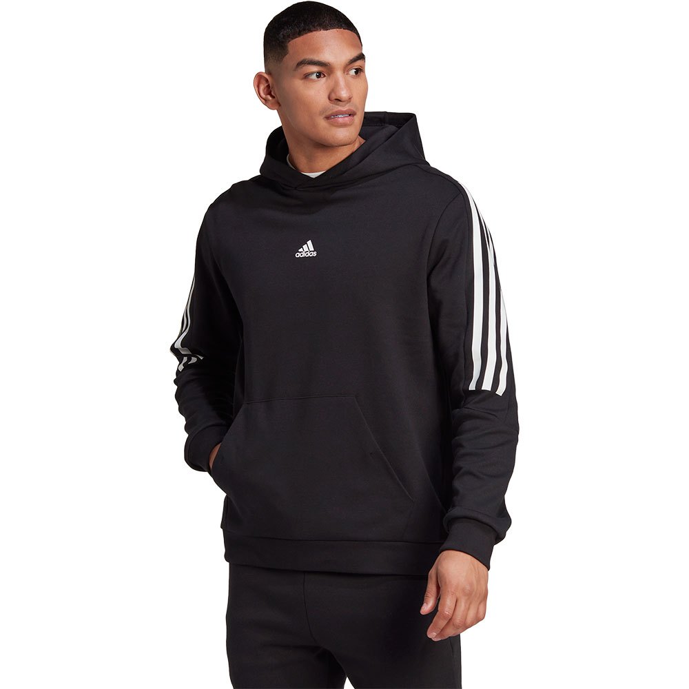 adidas Sportswear Icons 3 Stripes Hoodie Black | Dressinn