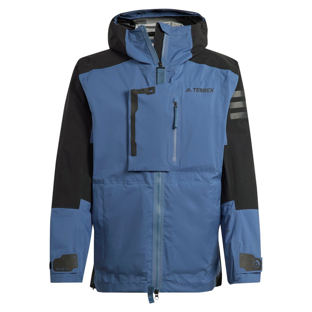 adidas Terrex Xploric Rain.Rdy Mountain Jacket Blue | Trekkinn