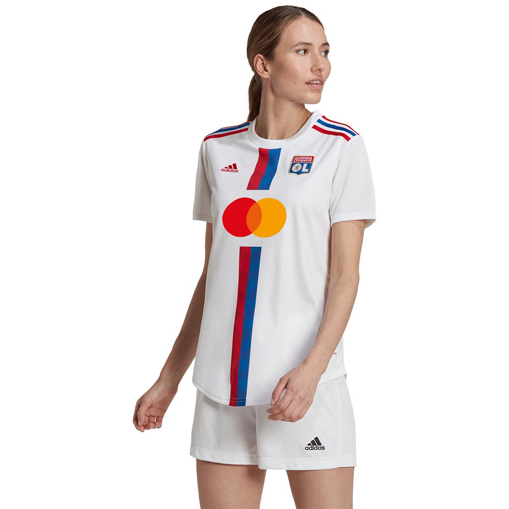 Consciente de Mediador camuflaje adidas Camiseta Manga Corta Mujer Olympique Lyon 22/23 Primera Equipación  Blanco| Goalinn