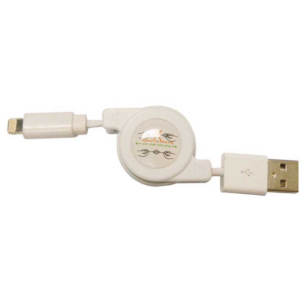 svale Brutal nyheder Euroconnex USB-A Til Lightning-kabel 0872 iPhone 5/iPad 3/iPad Mini 1 m  Hvid| Techinn