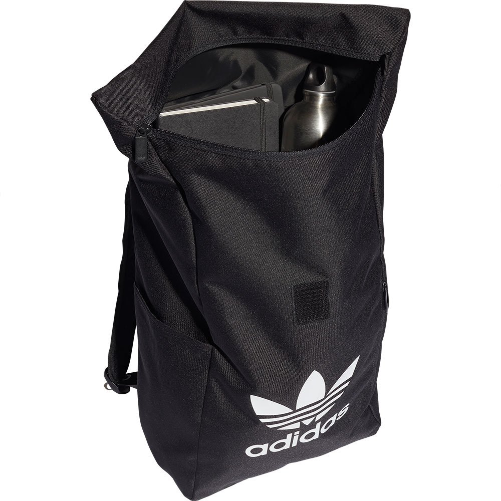 adidas Originals Adicolor Classic Roll-Top Backpack Black|