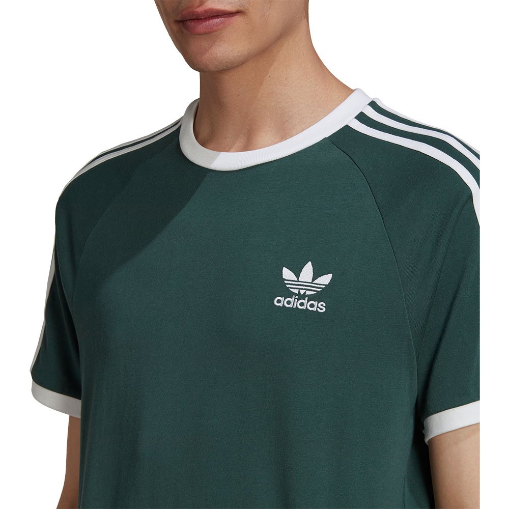 Alegaciones lavandería Imperativo adidas Originals Camiseta Manga Corta Adicolor Classics 3 Stripes Verde|  Dressinn