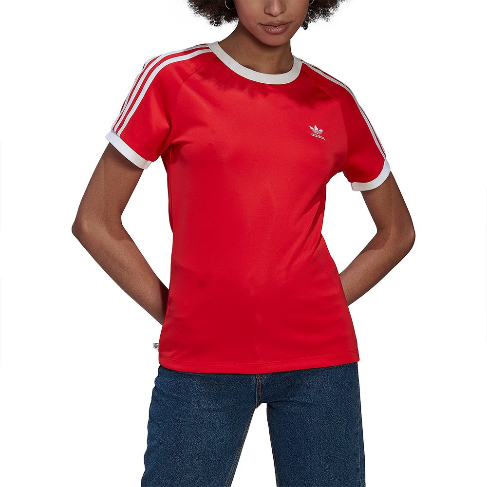 termómetro Coca Aptitud adidas Originals Camiseta Manga Corta Adicolor Classics Slim 3 Stripes  Rojo| Dressinn