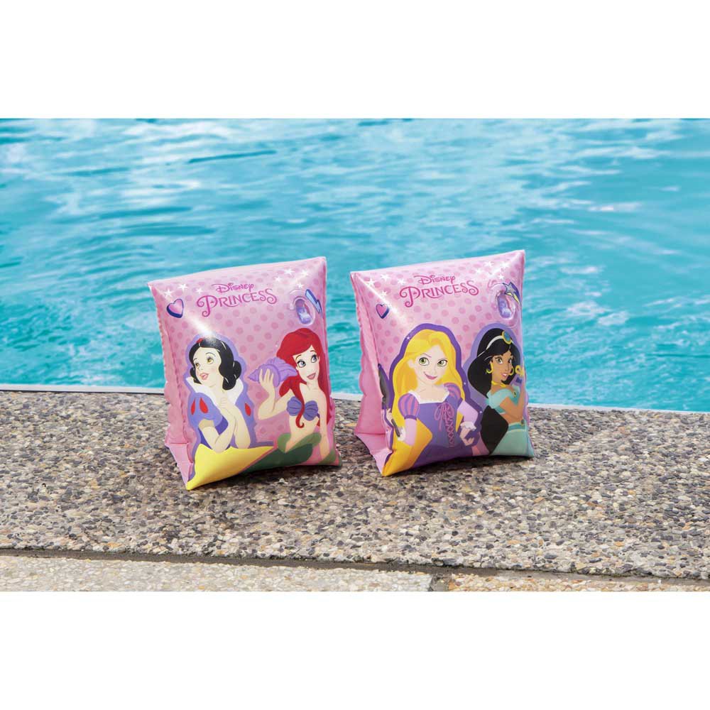 Disney Princess Inflatable Girls Swimming ArmBands Pink Cuffs Pool Summer Fun 