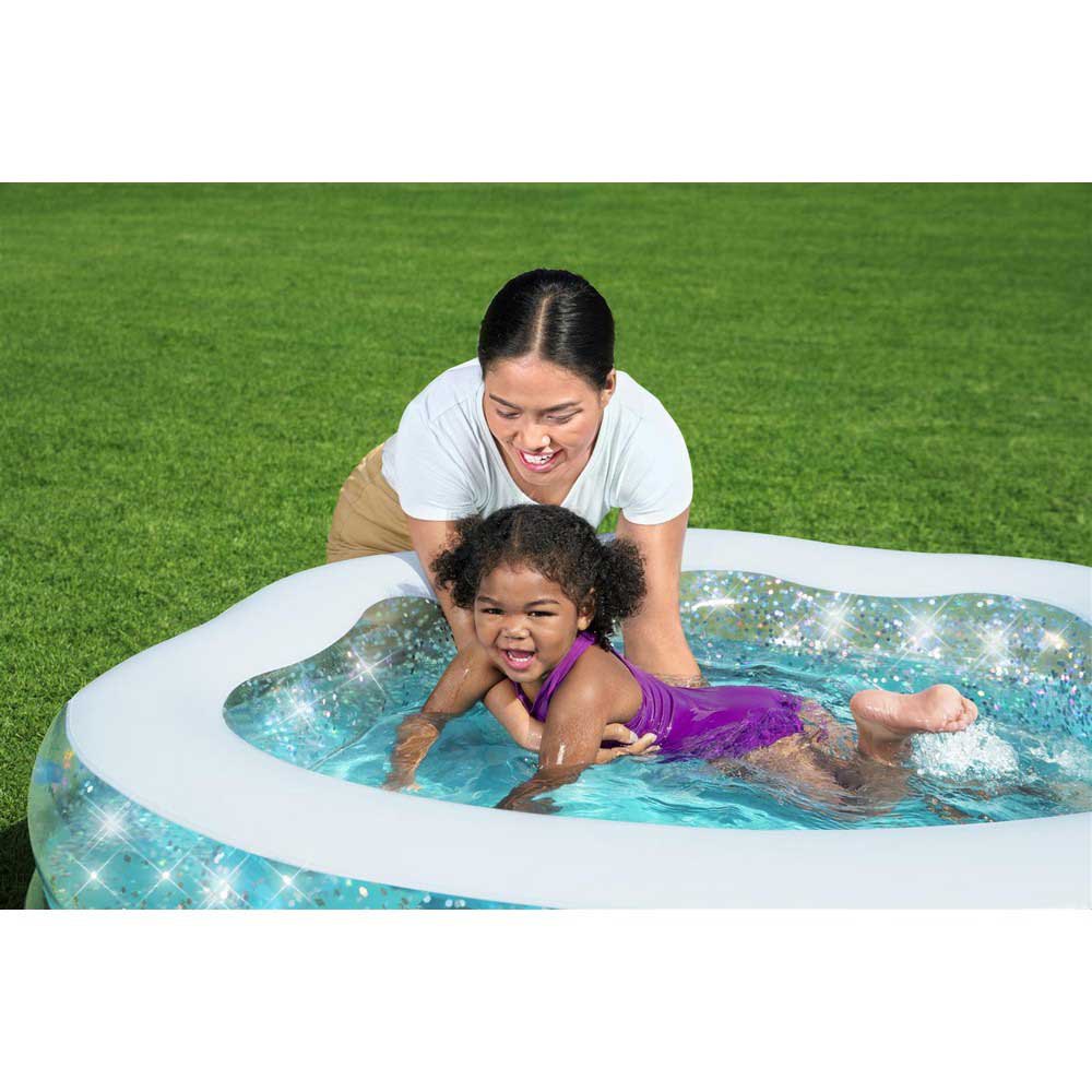 Rays & Shells Splash N Swim Inflatable Pool Float 30” 